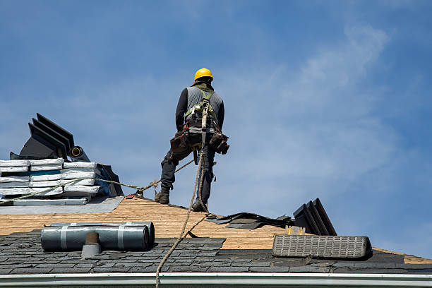 Professional Roof Replacement technician working in Deptford, NJ
